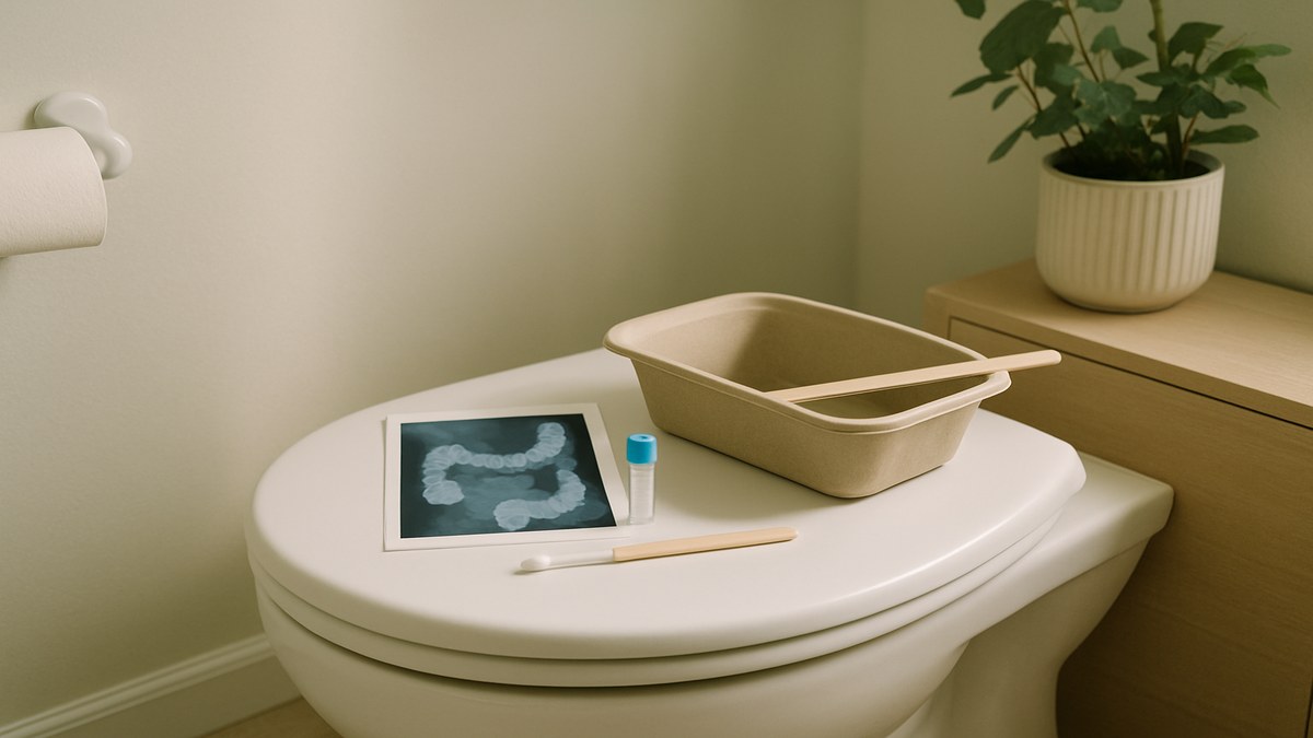 AI-Powered Stool Test Detects 90% of Colorectal Cancers — Could Replace Colonoscopies — illustration